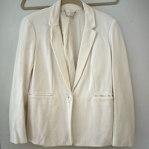 Casual white blazer